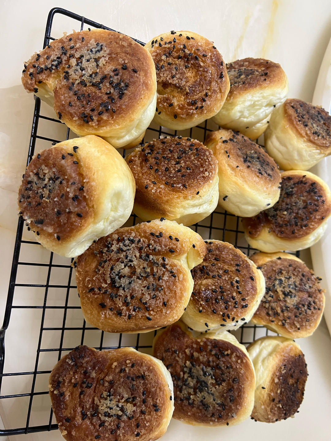 脆底蜂蜜小面包