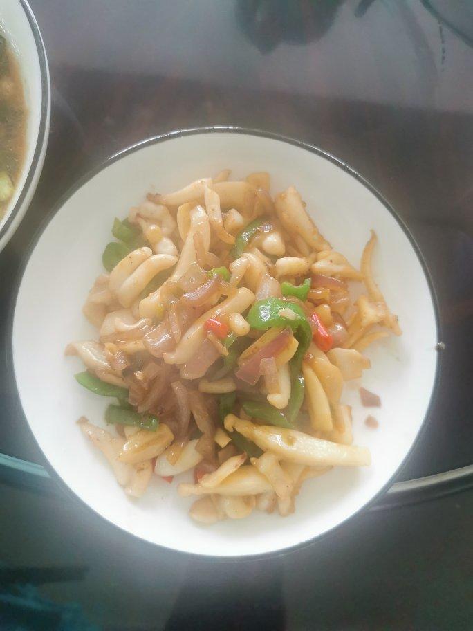 爆炒墨鱼 最好的下酒菜