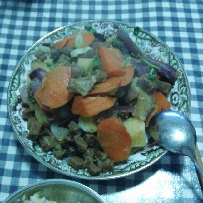 土豆烧牛肉