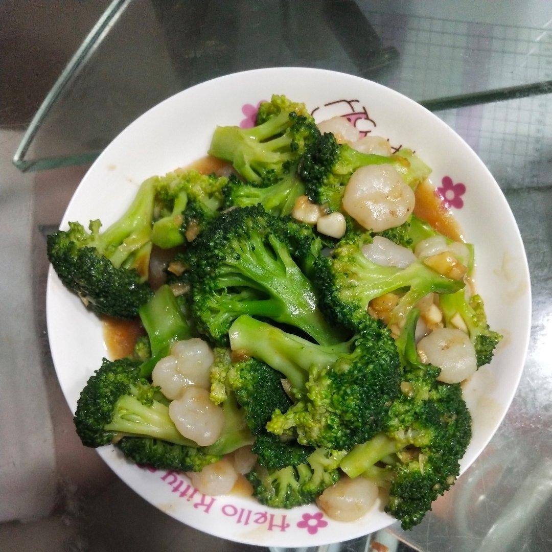 减肥去脂的西兰花炒虾仁