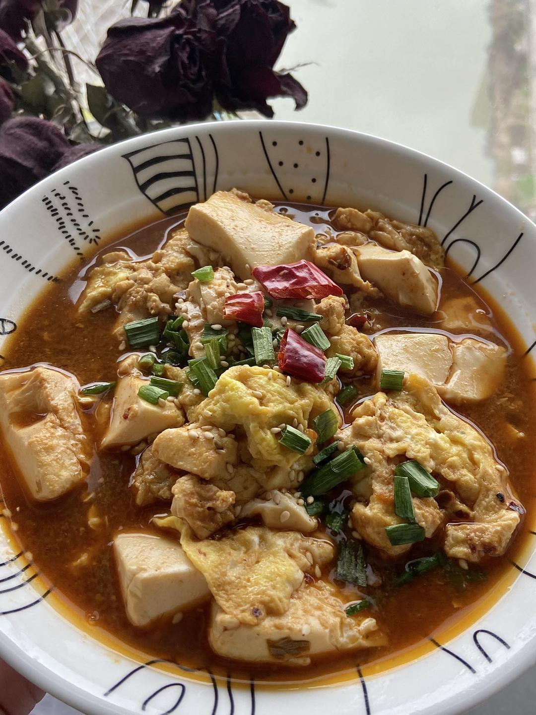 无敌诱人巨下饭鸡蛋抱豆腐