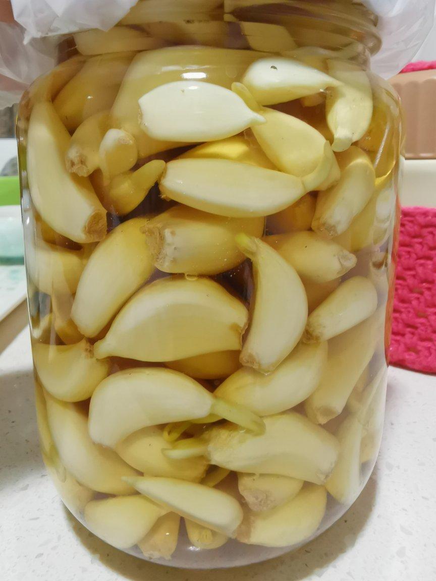 快速变绿的腊八蒜