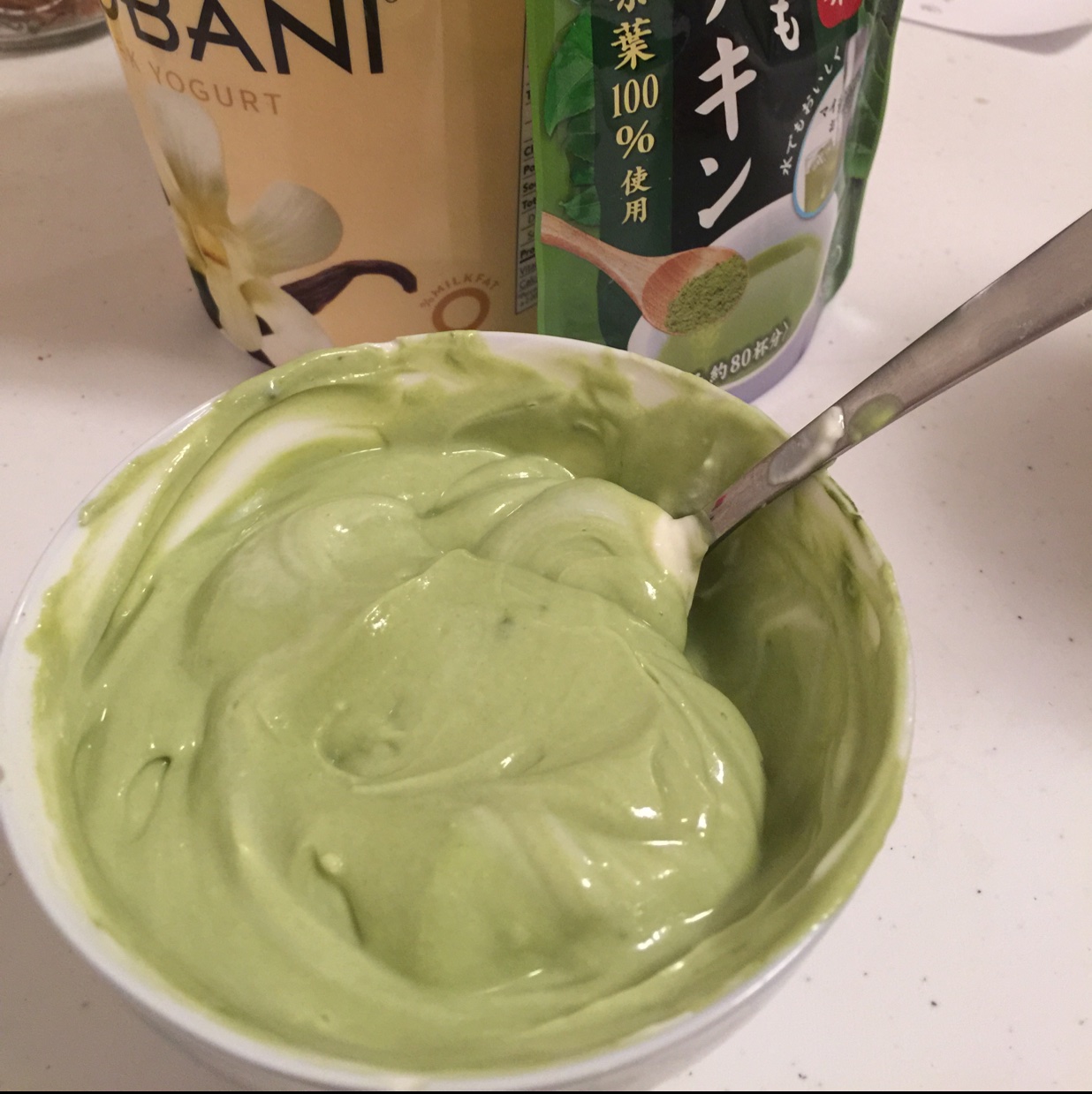 抹茶酸奶