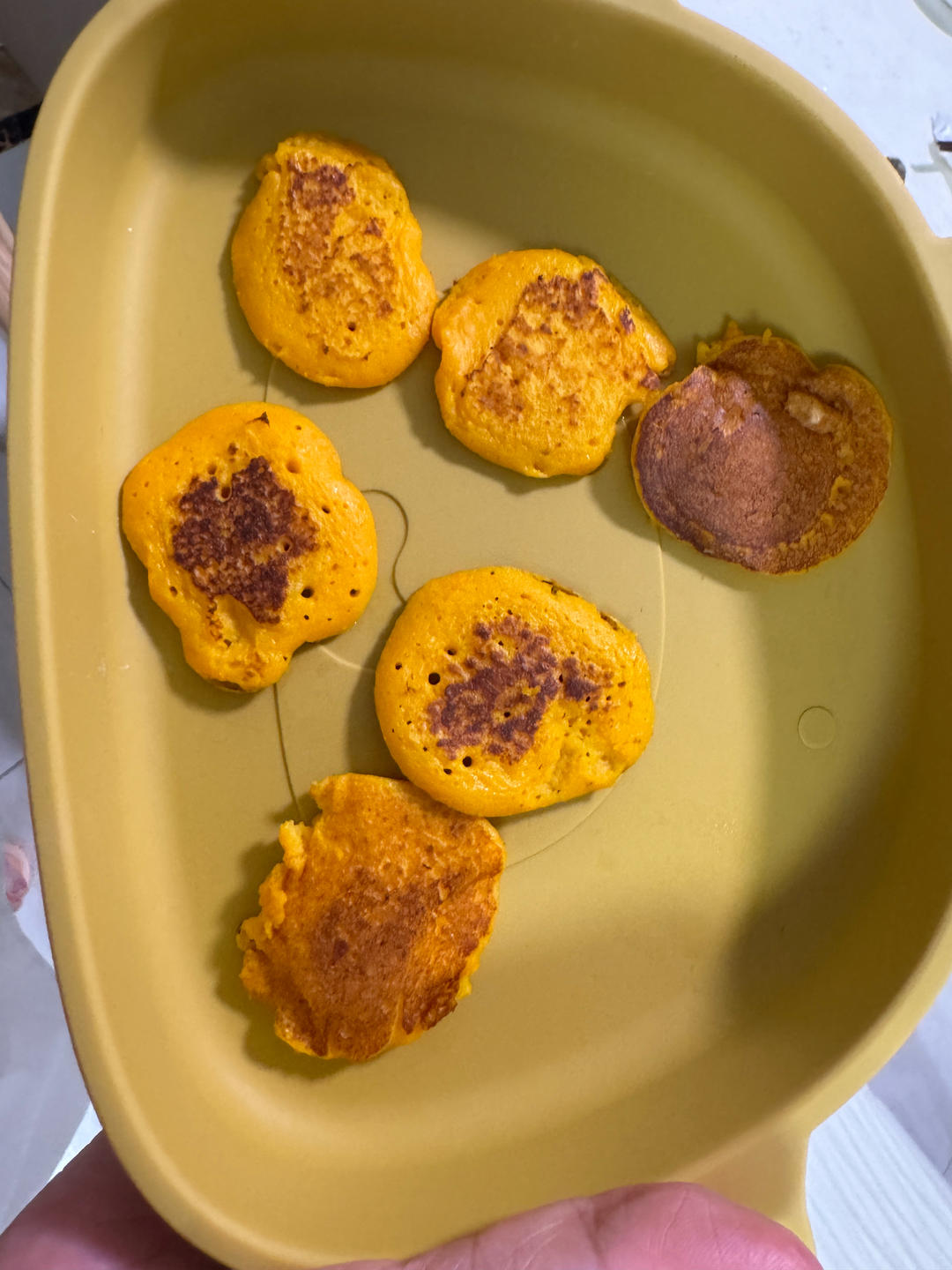 婴儿辅食手指食物南瓜松饼8+