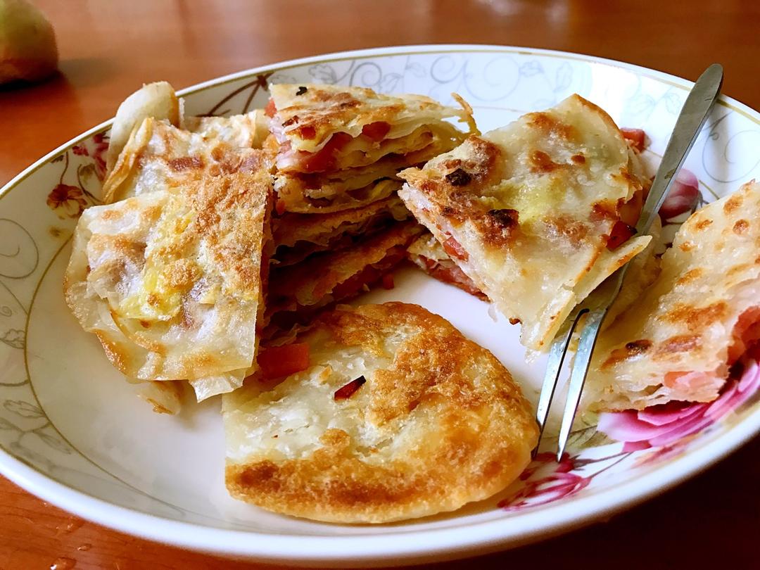饺子皮葱油饼  宝宝健康食谱