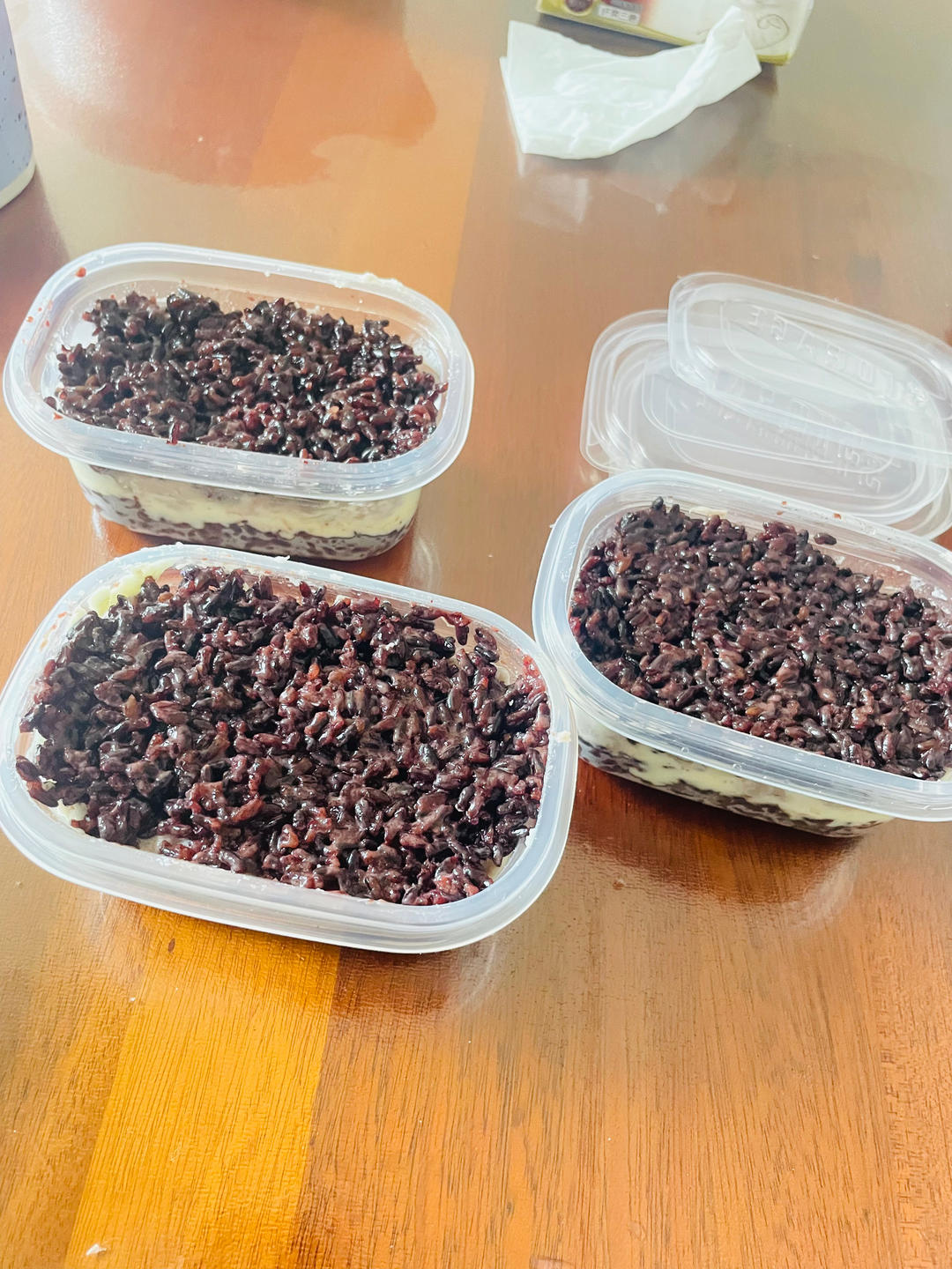 紫糯米芋泥奶糕