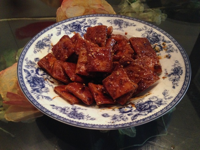 蜜汁豆干