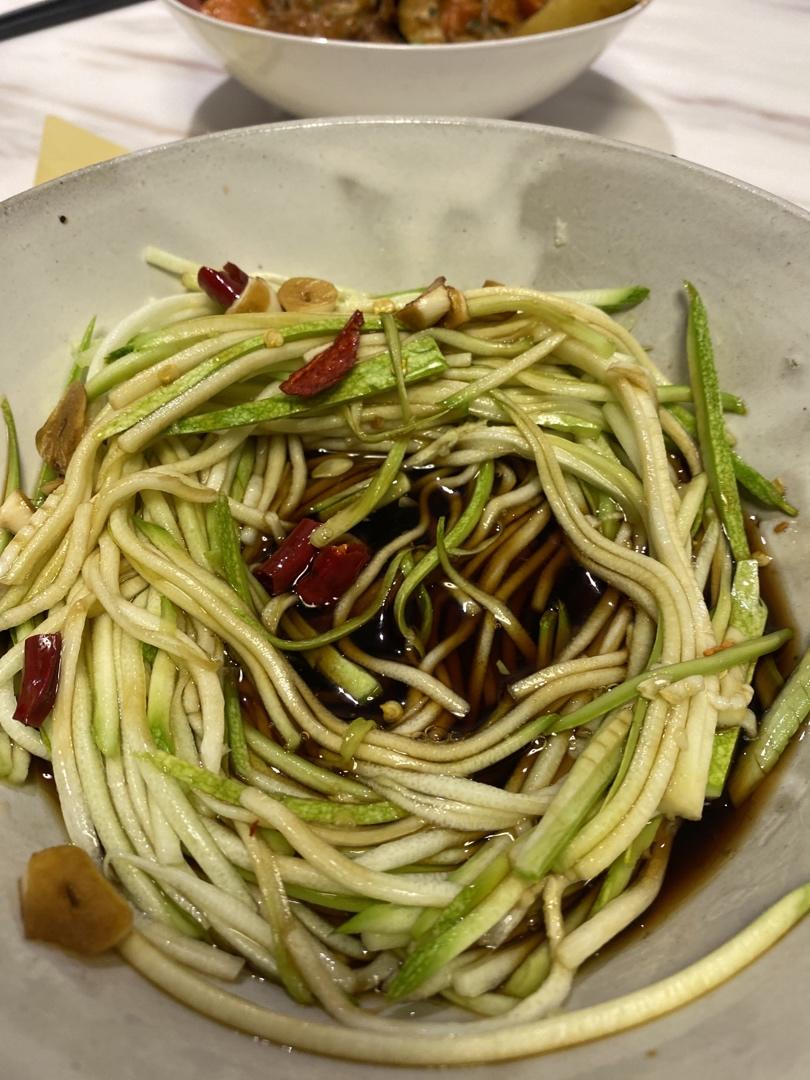 捞汁西葫芦
