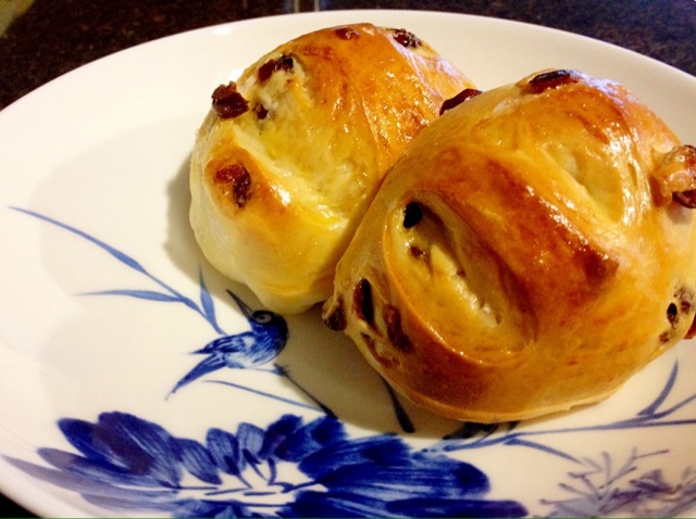 蔓越莓酸奶面包卷