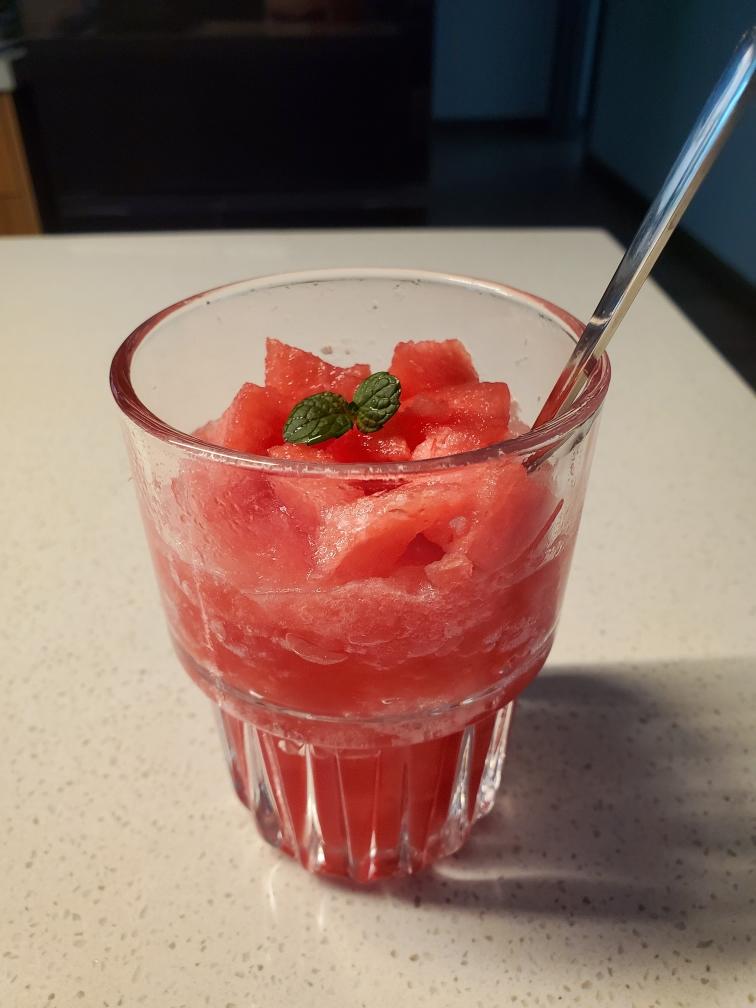 西瓜沙冰的做法