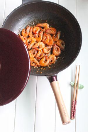 茄汁焖虾——夏天的开胃菜的做法 步骤7