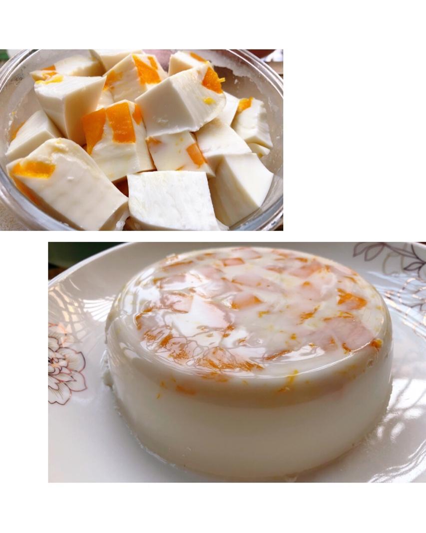 粒粒芒果椰汁冻糕