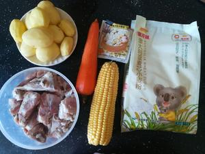 饭菜一锅出－土豆玉米排骨焖卷子【超详细】的做法 步骤1