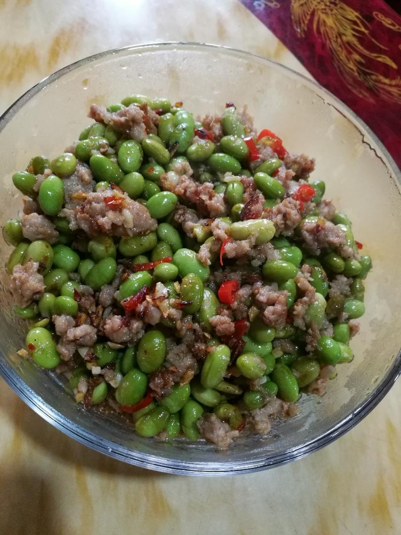 青豆炒肉