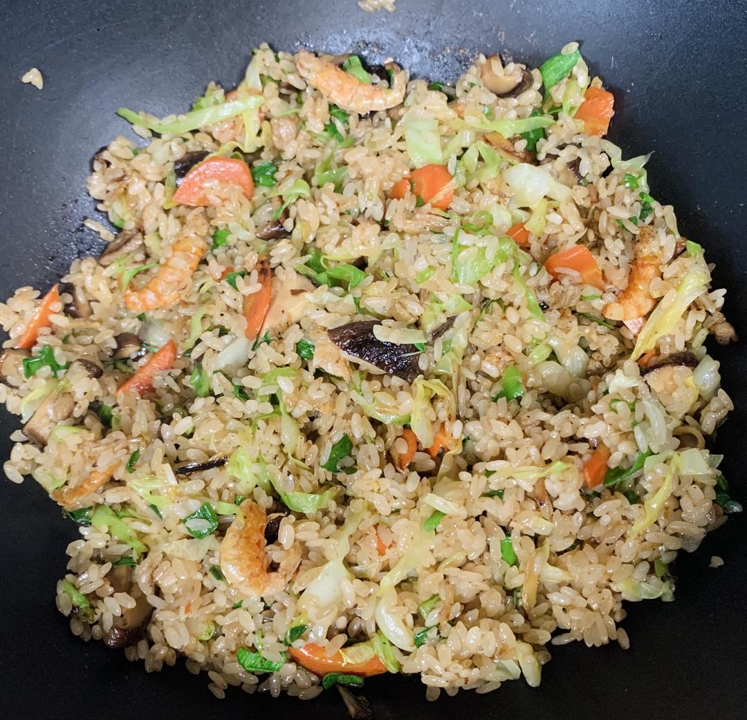 生炒糯米饭(台州炊饭)