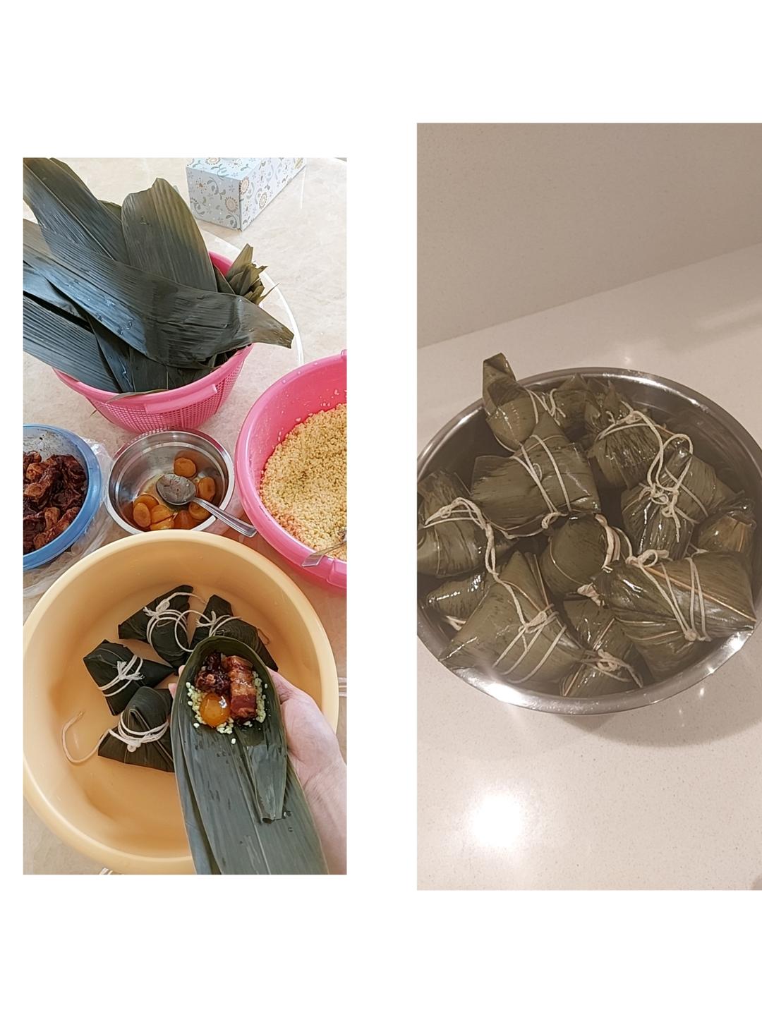 妈咪的♥️私房秘制咸蛋黄肉粽