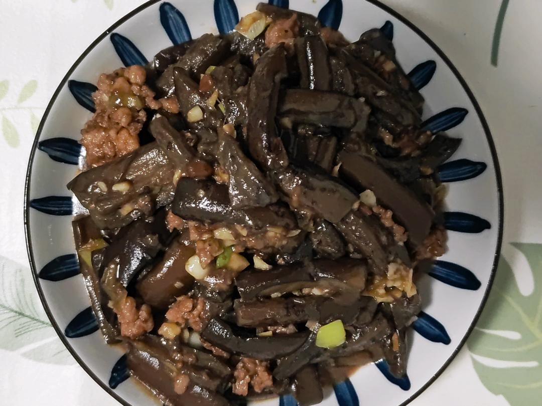 超级下饭酱香味肉末茄子