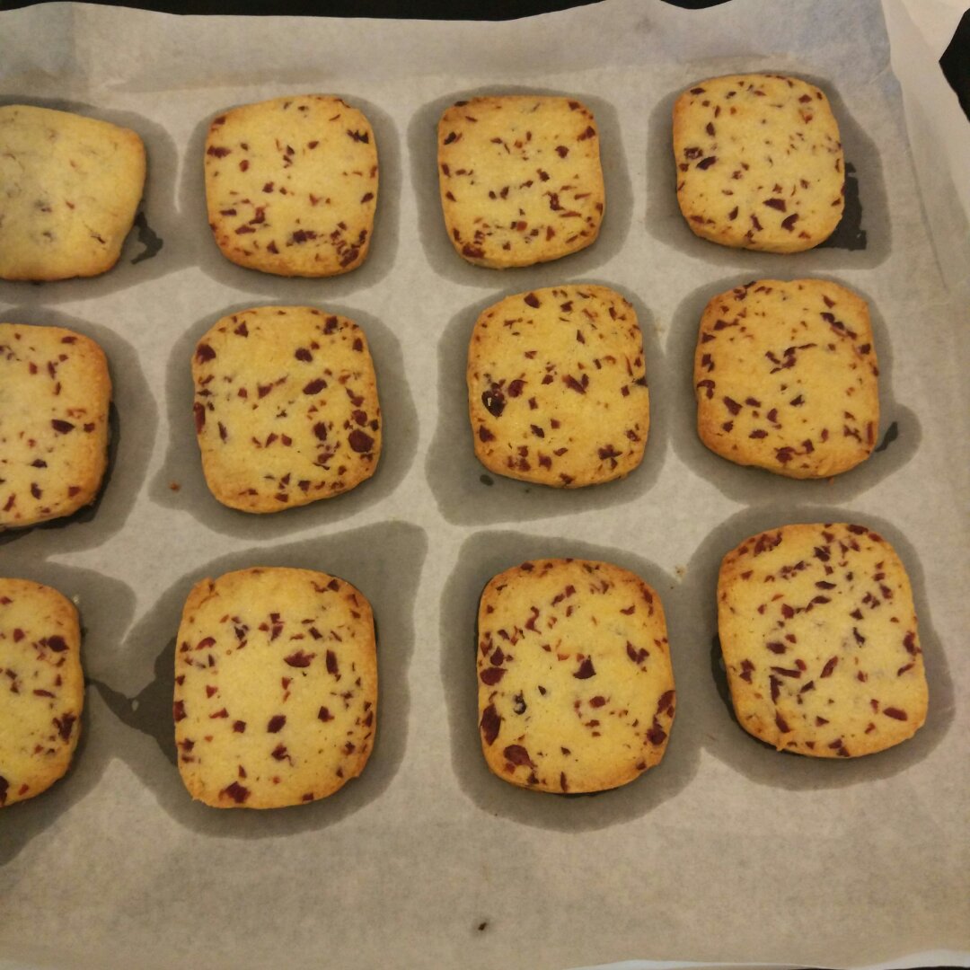 蔓越莓饼干--新手烘焙0压力 #皮黑森林#