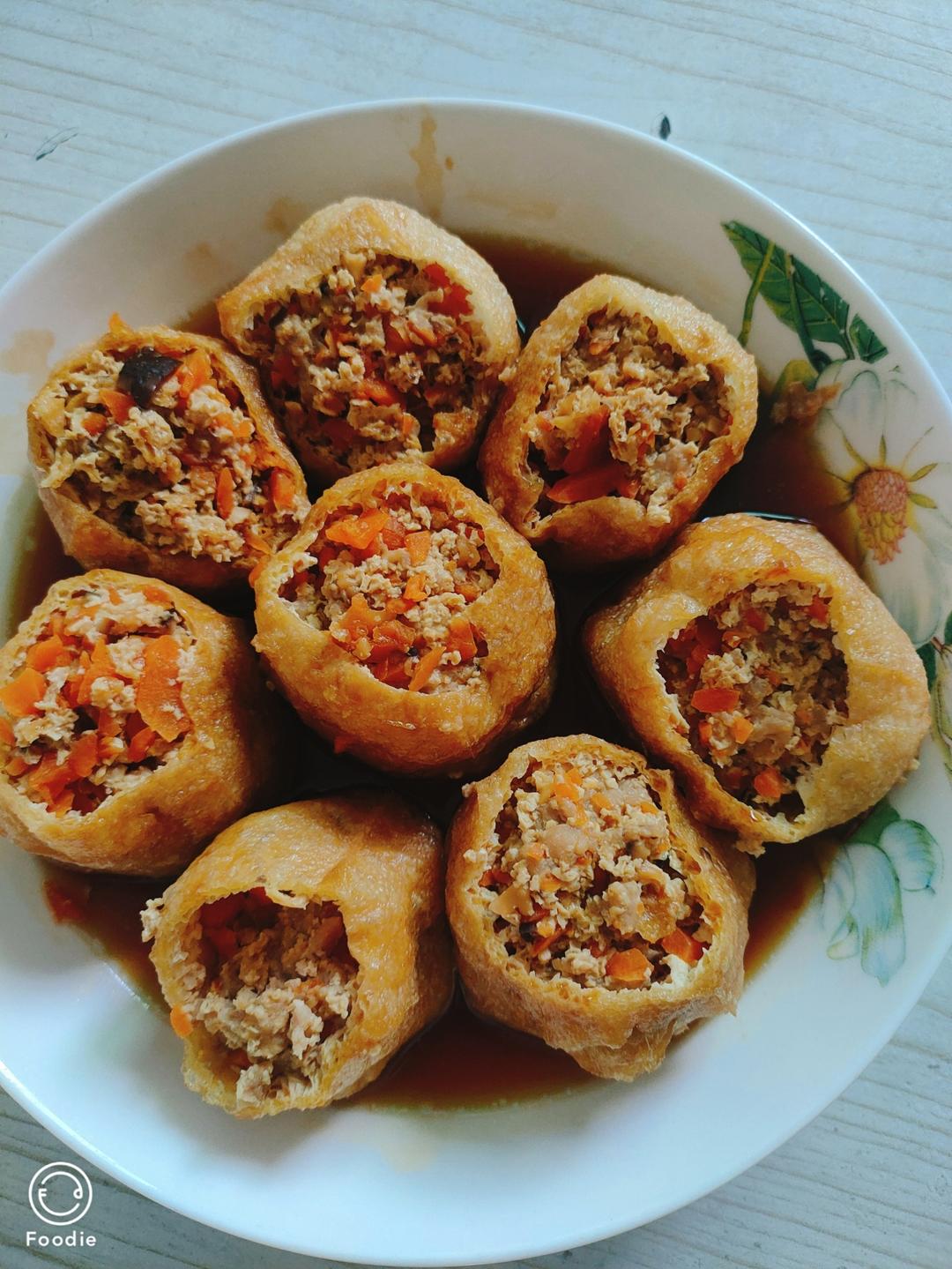 油豆泡塞肉