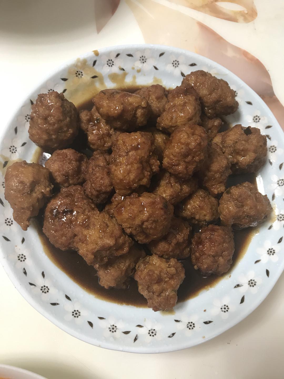 红烧肉圆的做法