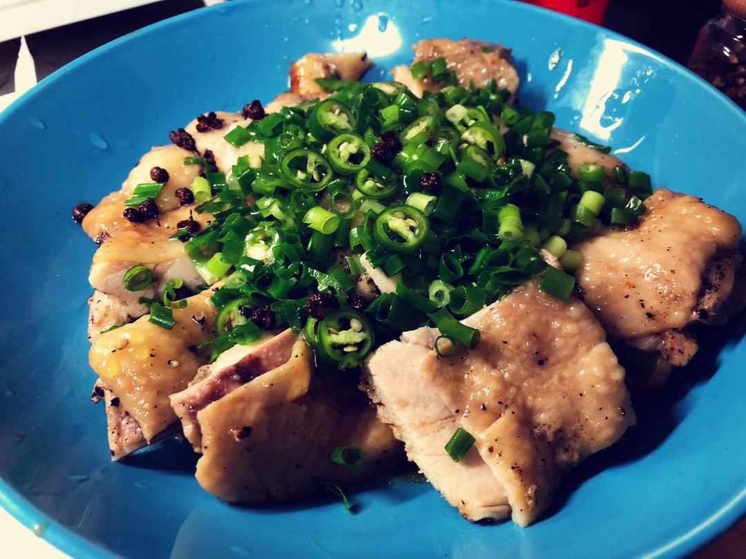 葱油鸡(家常菜)