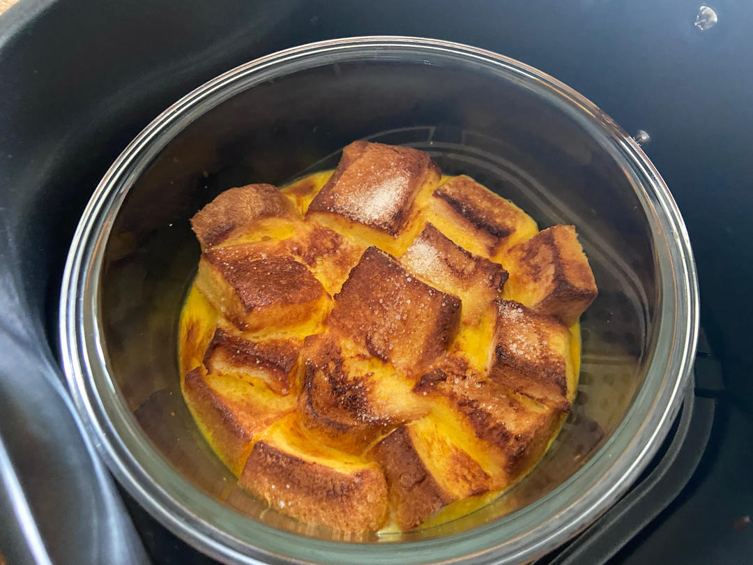 牛奶鸡蛋吐司布丁（空气炸锅）