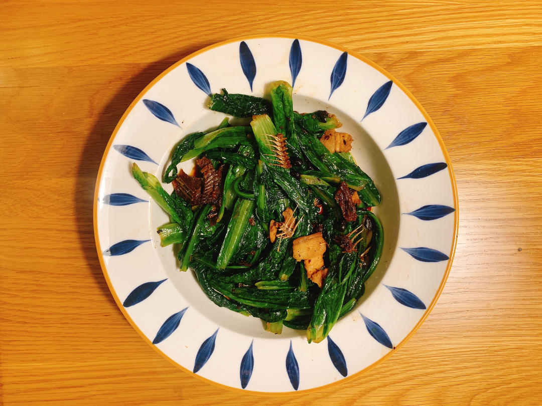 豆豉鲮鱼油麦菜