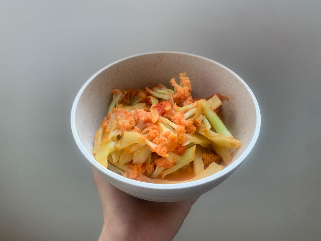 西红柿炒菜花（夏季开胃菜）