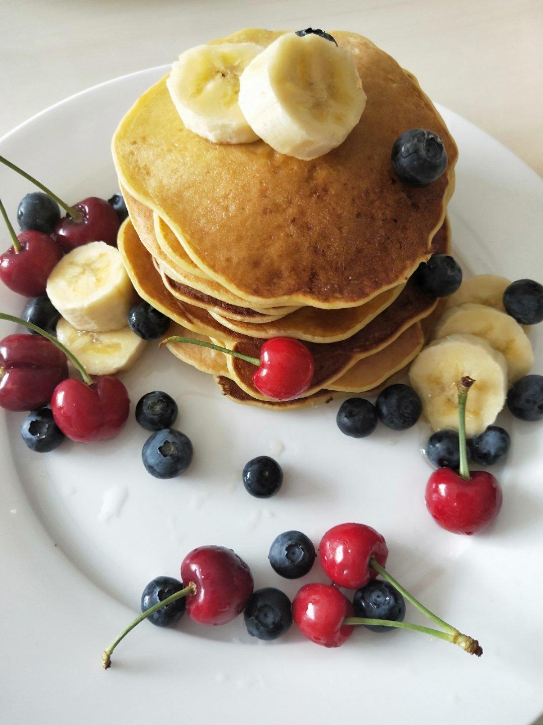 无油无糖香蕉松饼