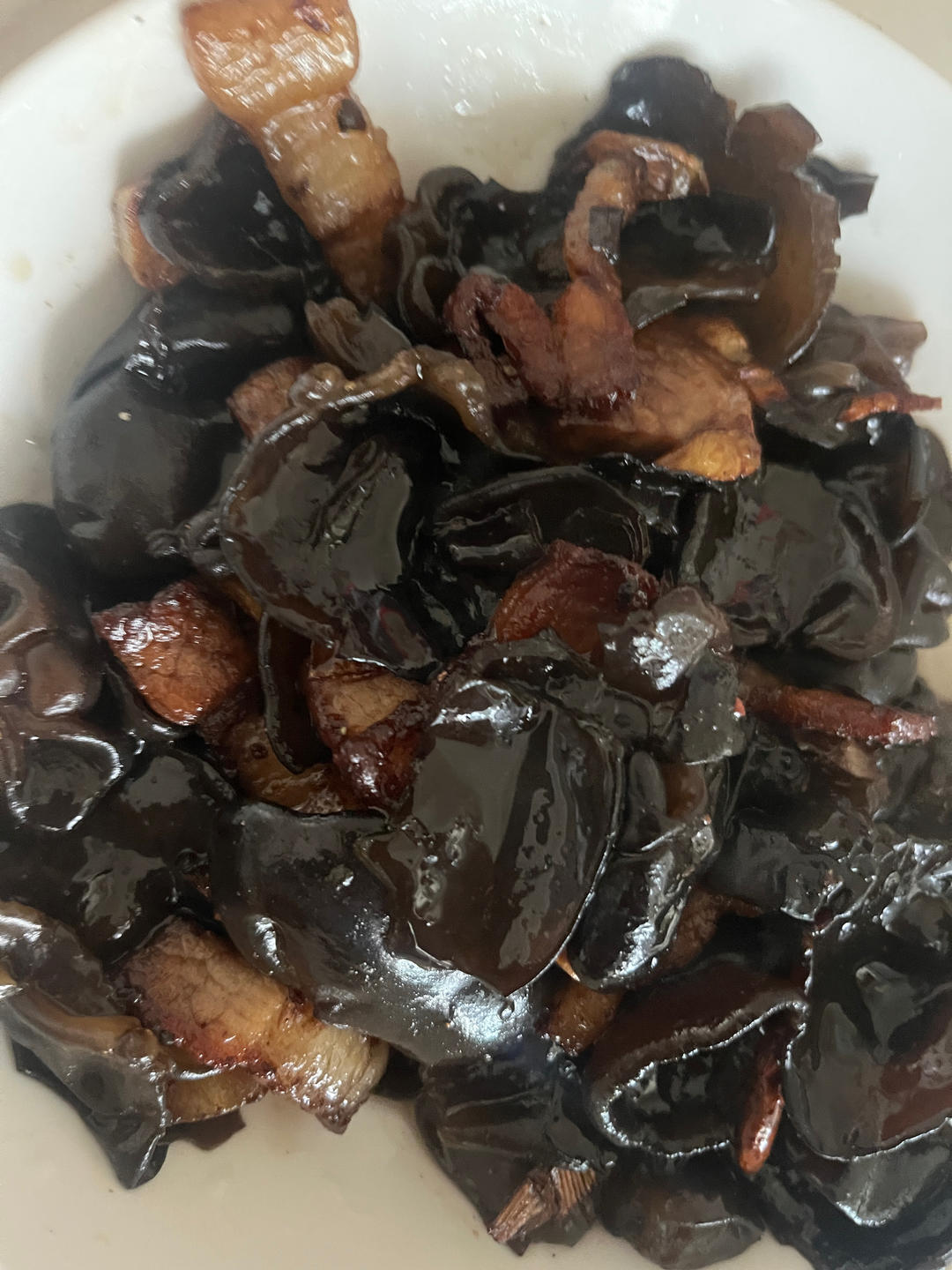 最喜爱的东北菜！木耳炒肉片
