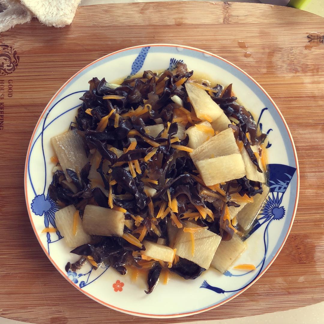 木耳炒山药