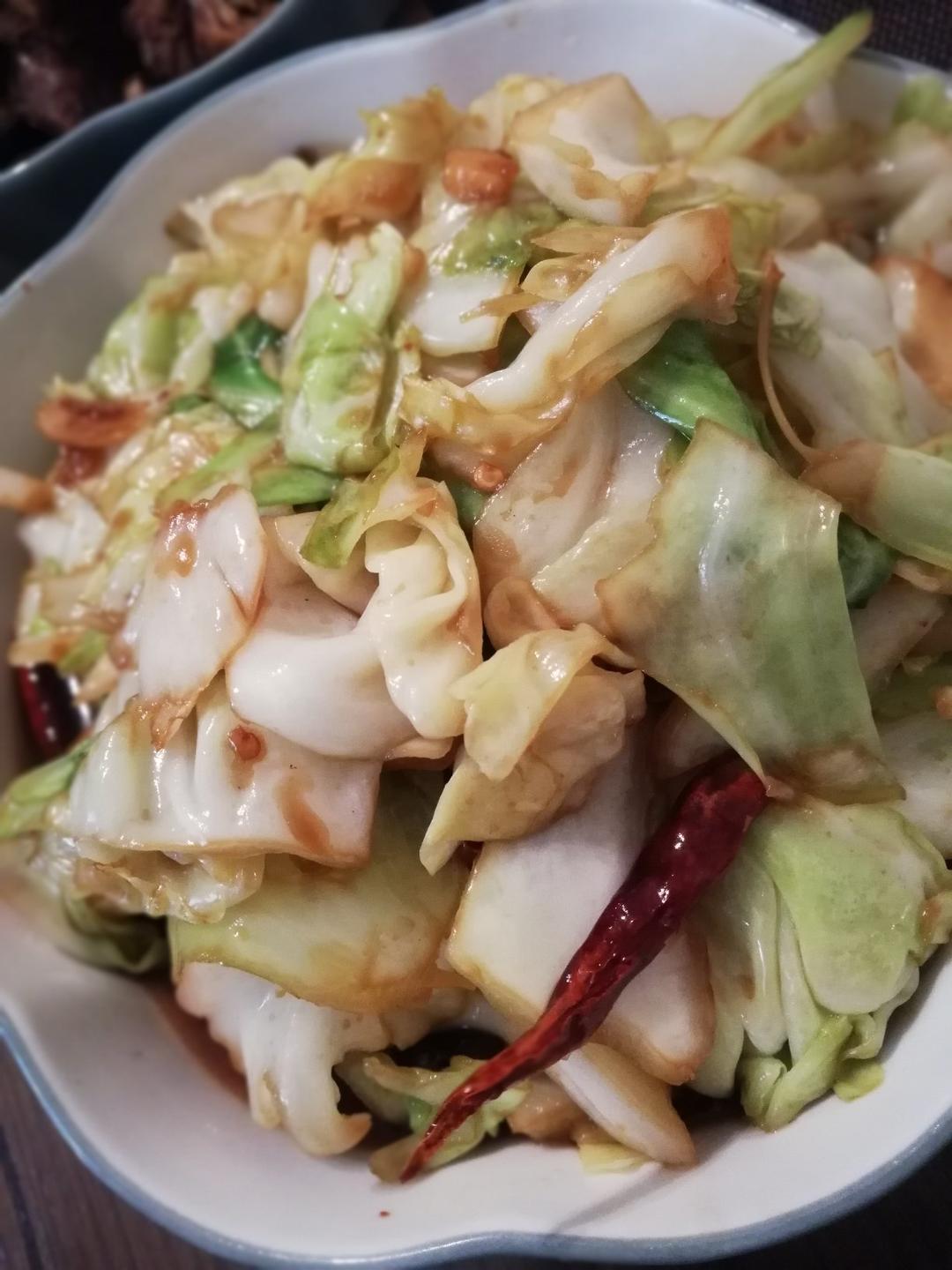 饭店版炝炒甘蓝