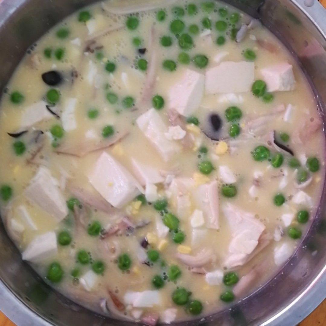 咸蛋黄豆腐羹