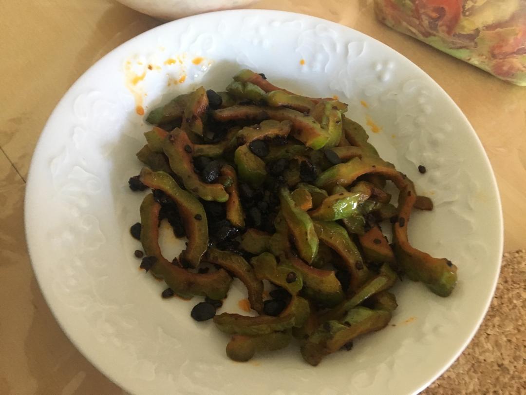 老干妈炒苦瓜