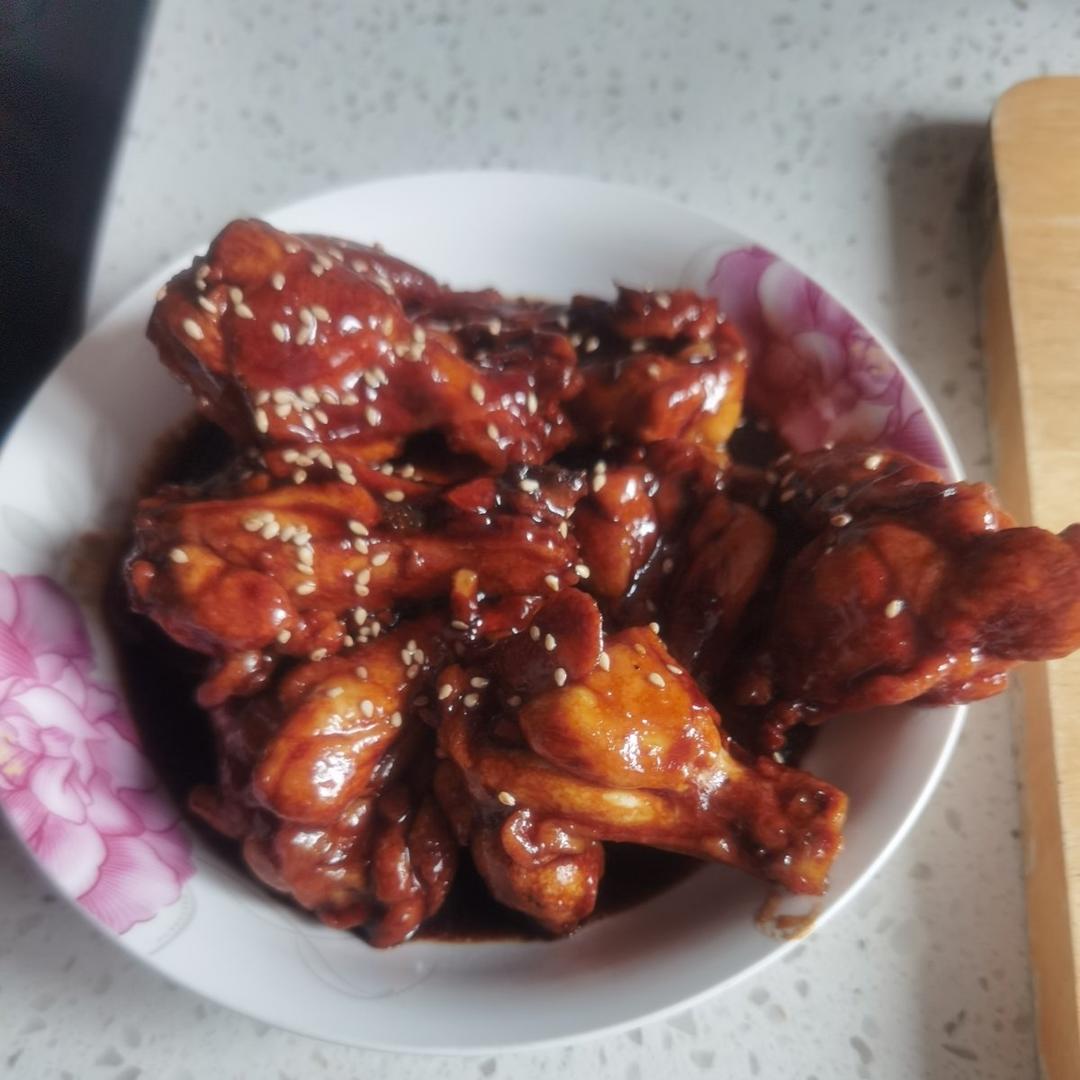 日式蜜汁照烧鸡翅根（好吃到吮指～）