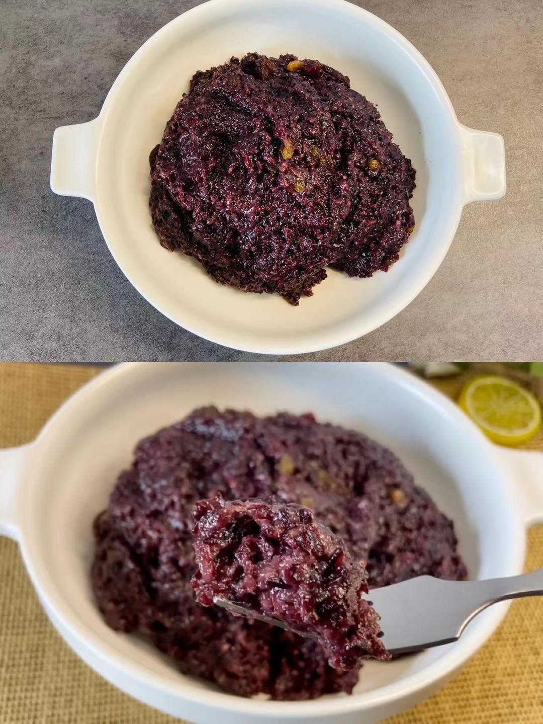 不用电饭锅也能做紫米馅的做法