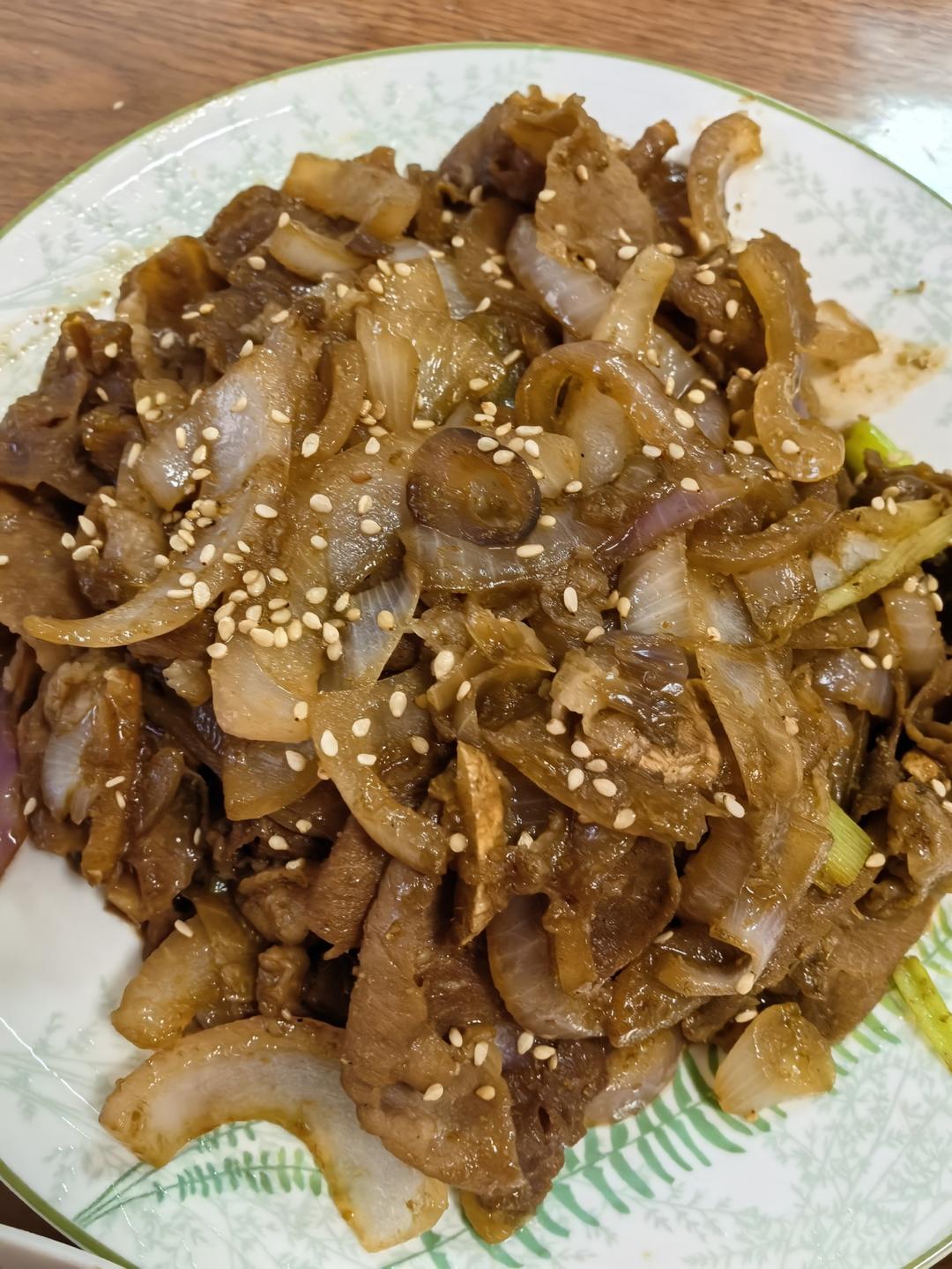 葱爆孜然羊肉卷