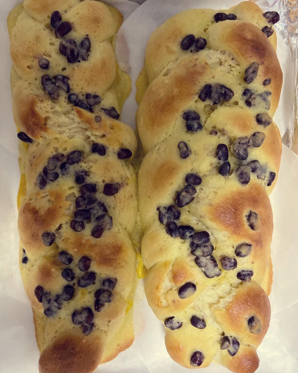 墨西哥酱蜜豆面包