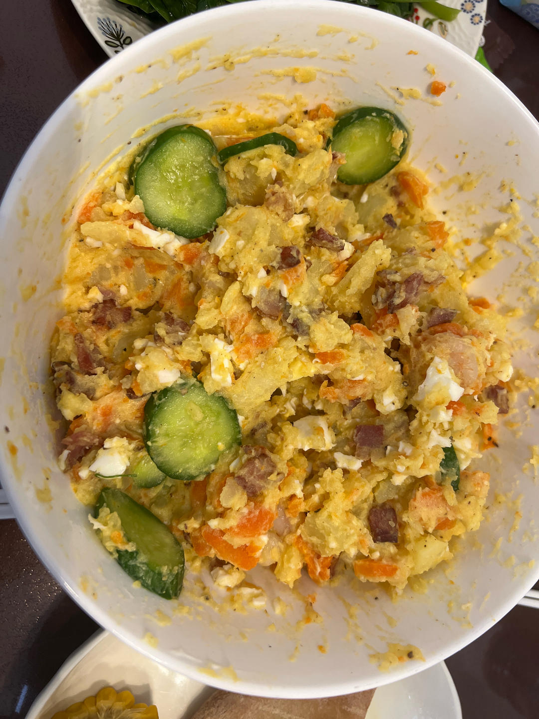 🉑️超好吃❗️减脂🍱土豆泥沙拉🥗比买的好吃😋