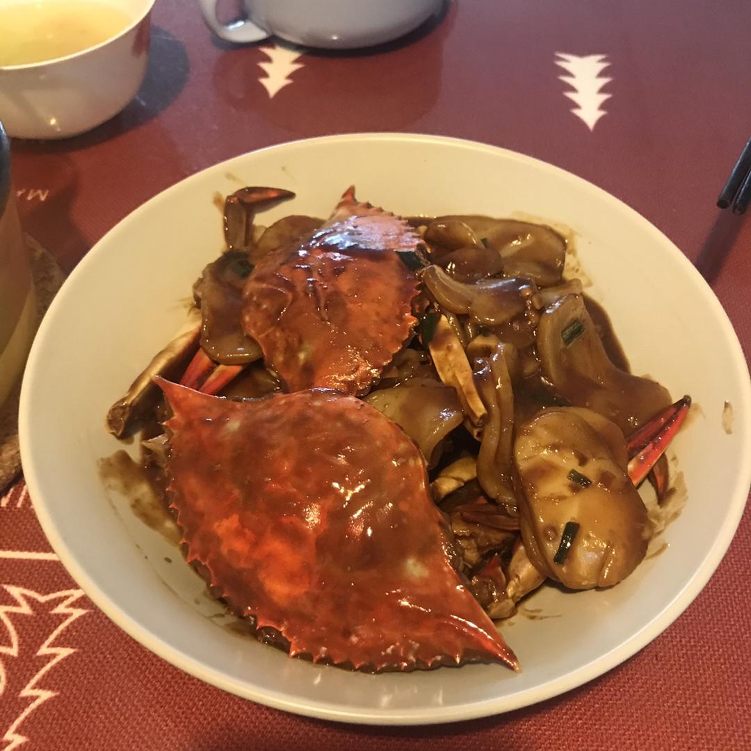 梭子蟹炒年糕