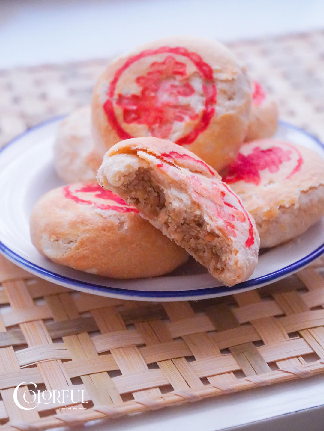 贺寿酥皮饼｜传统猪油版，咸香酥脆