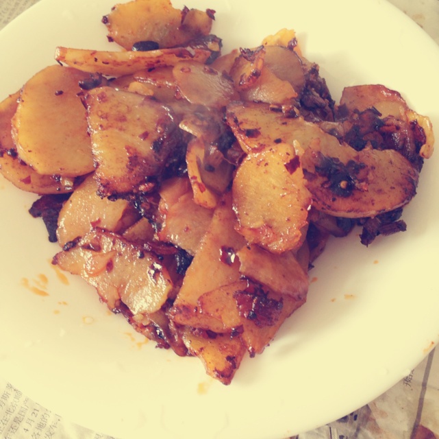 回锅土豆片（老干妈版）