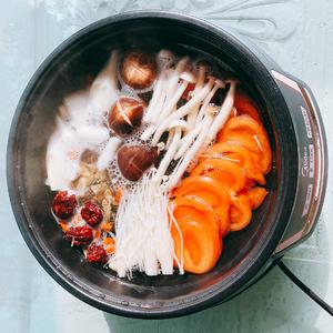 纯自制火锅汤底，清汤锅，菌菇锅，营养又美味，方便快手的做法 步骤2