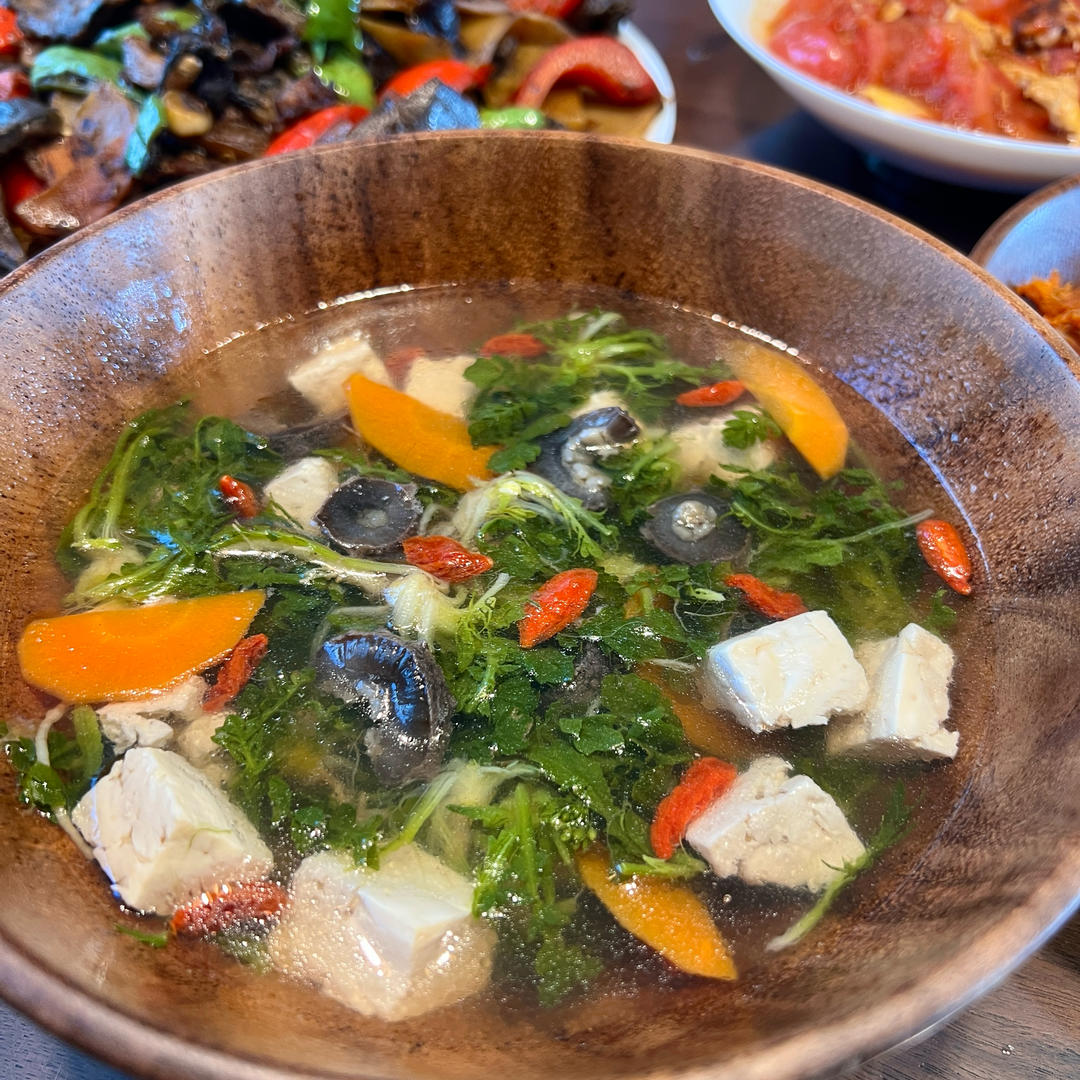 荠菜豆腐羹【4月北鼎养生壶食谱】