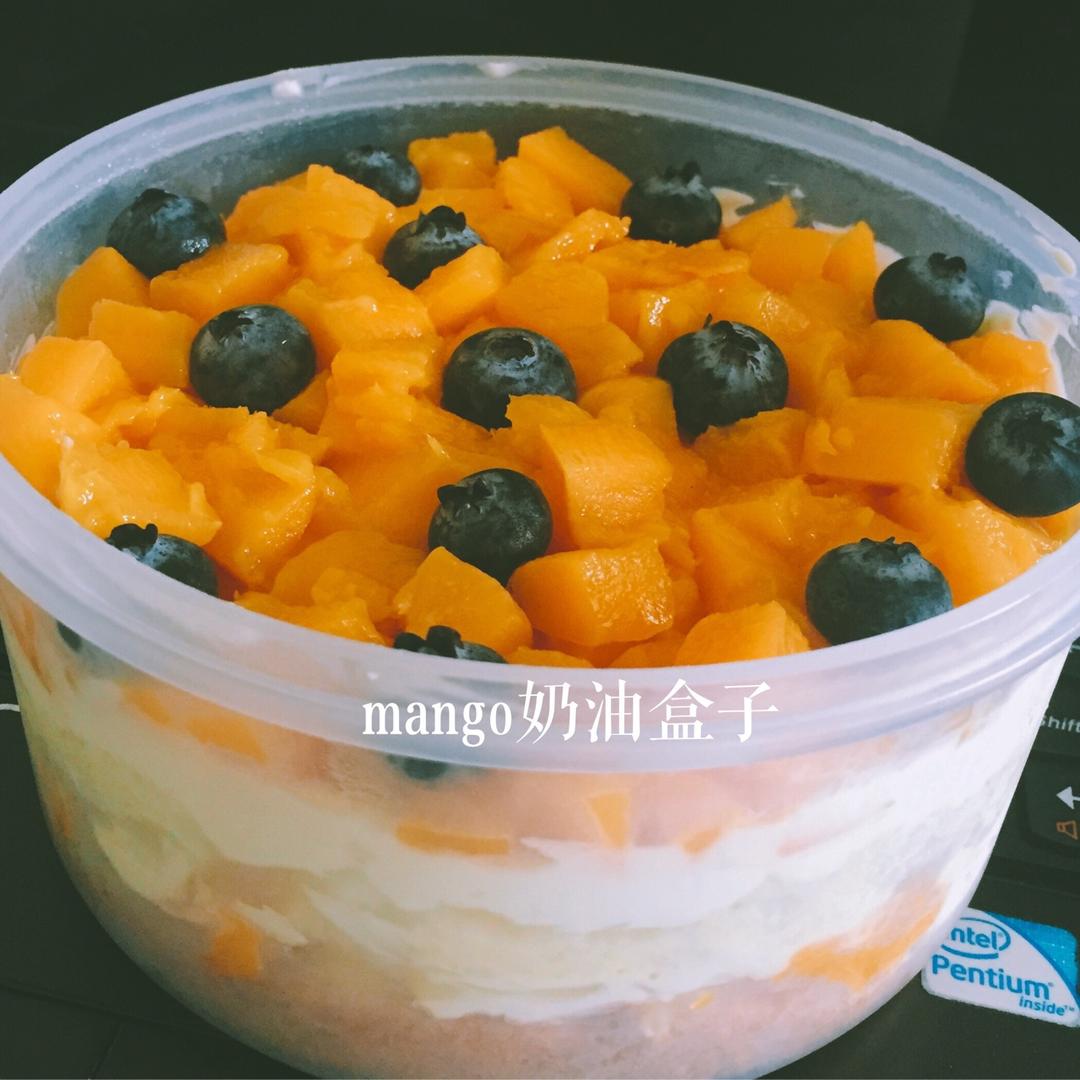 简单快手的便当饭盒水果盒子蛋糕