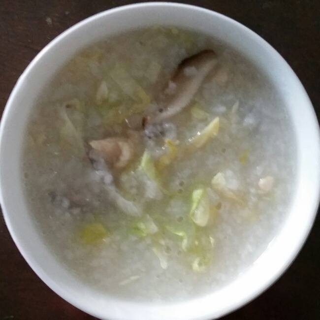 香菇鸡肉粥