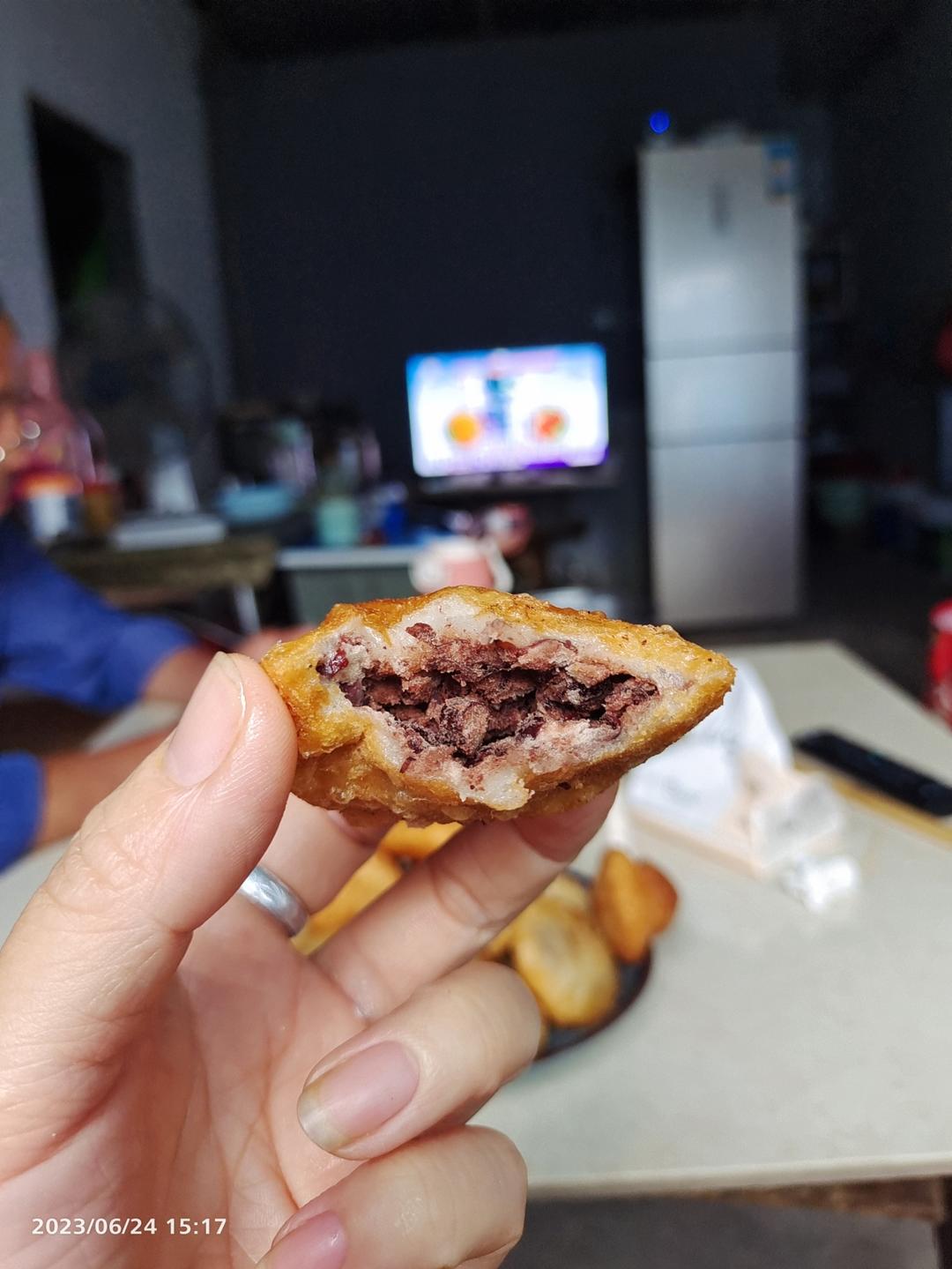 东北油炸糕（糯米粉豆沙馅儿）不翻车很简单