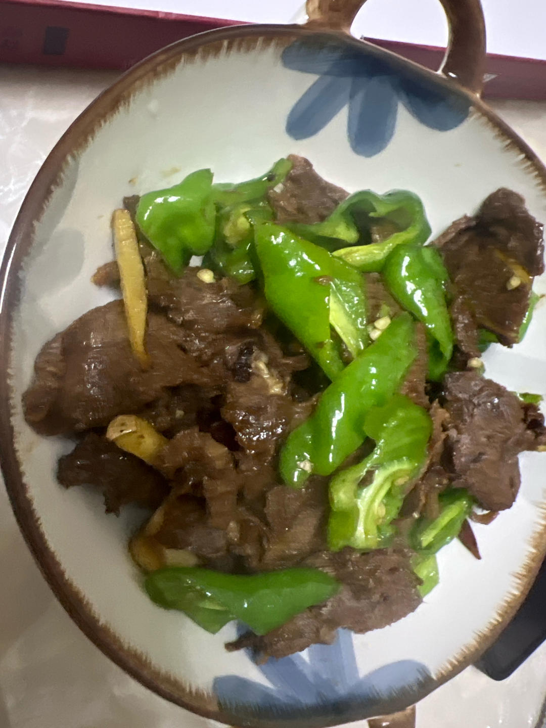 青椒小炒卤牛肉