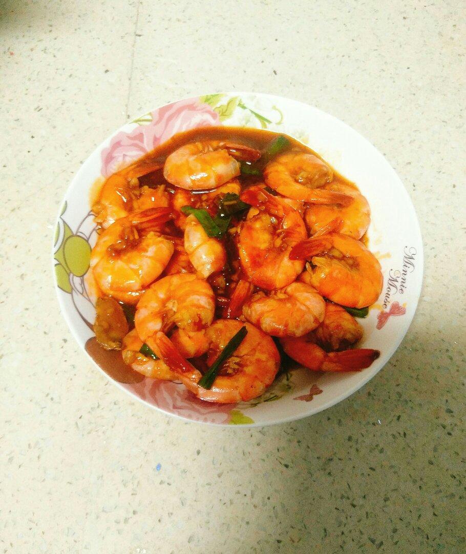 十分钟做好吃的红烧大虾