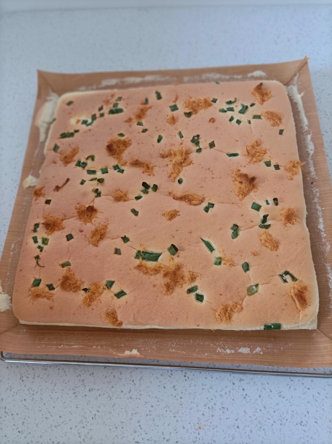 【蛋糕卷小分队】2：香葱肉松蛋糕卷